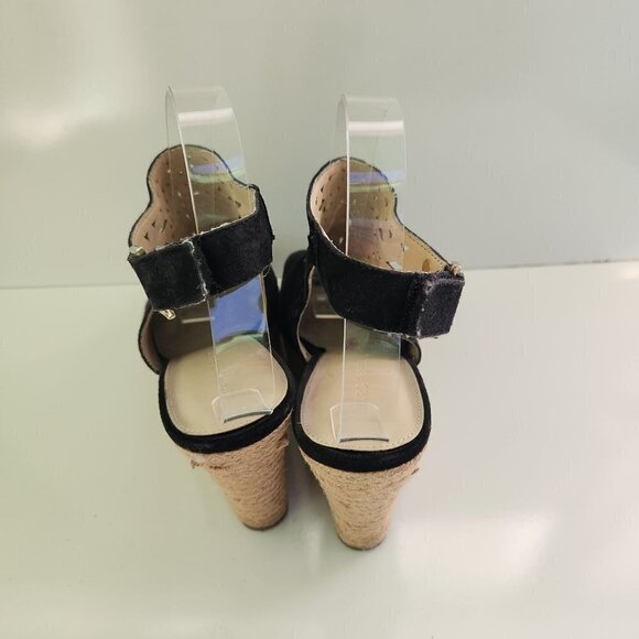 Marc Fisher Harlea Leather Peeptoe Platform Sandals Size 8.5M - Picture 8 of 11